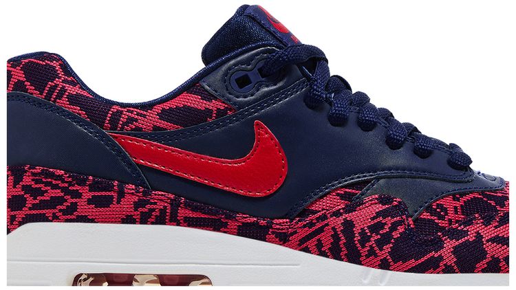 Nike Wmns Air Max 1 Jacquard Loyal Blue University Red