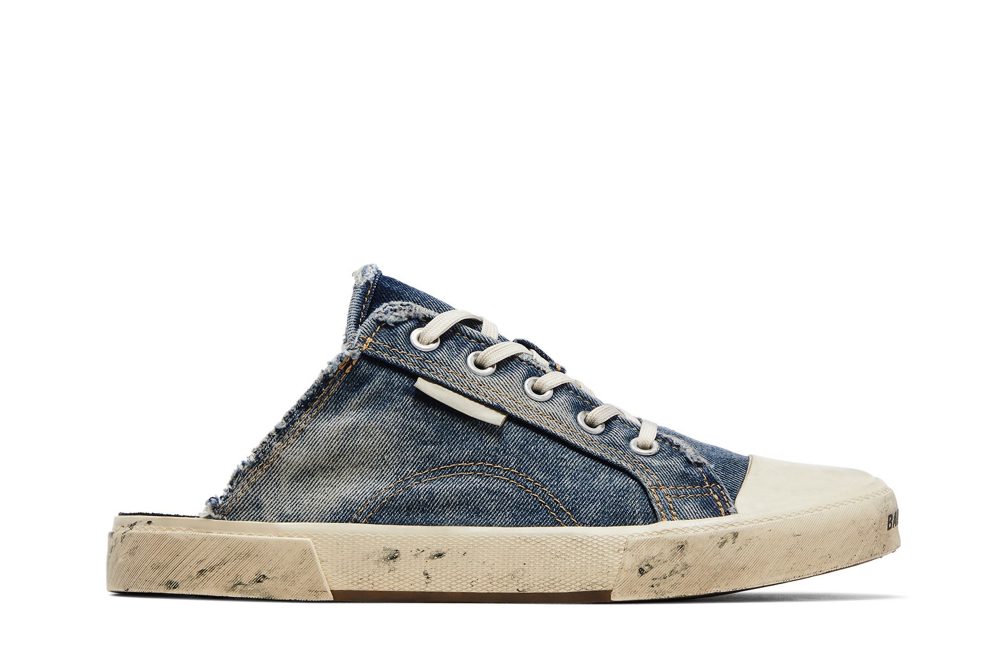 Buy Balenciaga Paris Sneaker Mule 'Destroyed - Denim' - 693953