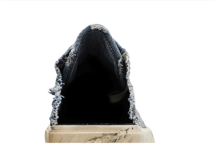 Balenciaga Paris Sneaker Mule Destroyed   Denim