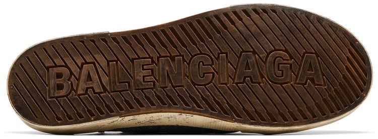 Balenciaga Paris Sneaker Mule Destroyed   Denim