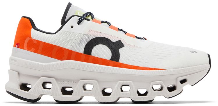 Wmns Cloudmonster Undyed White Flame