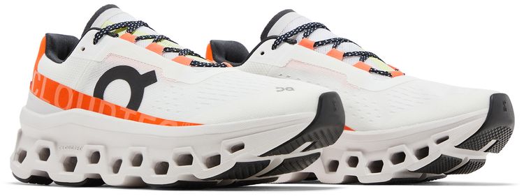 Wmns Cloudmonster Undyed White Flame