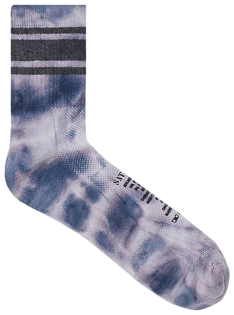SATISFY Merino Nylon Tube Socks Ink Tie Dye