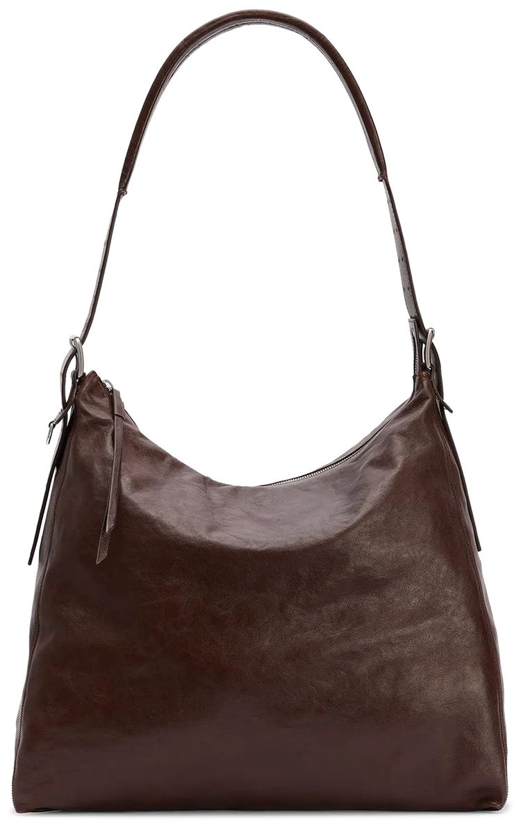 Lemaire Belted Hobo Bag Espresso