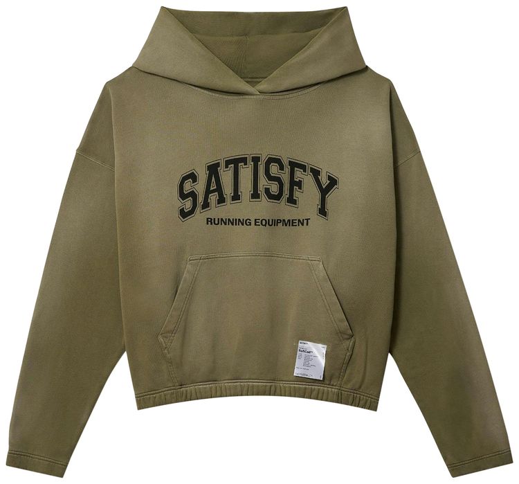 SATISFY SoftCell Hoodie Sun Bleached Military Olive