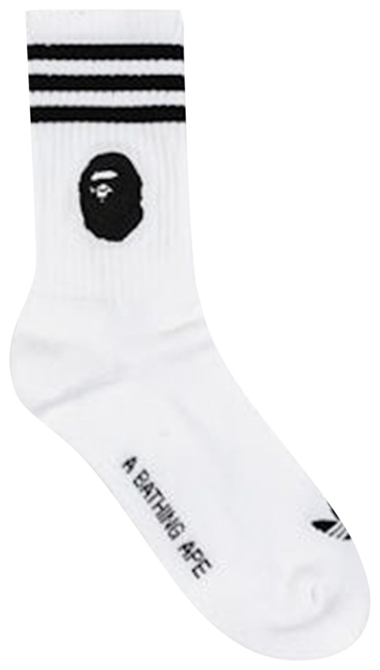 adidas x BAPE Football Socks White