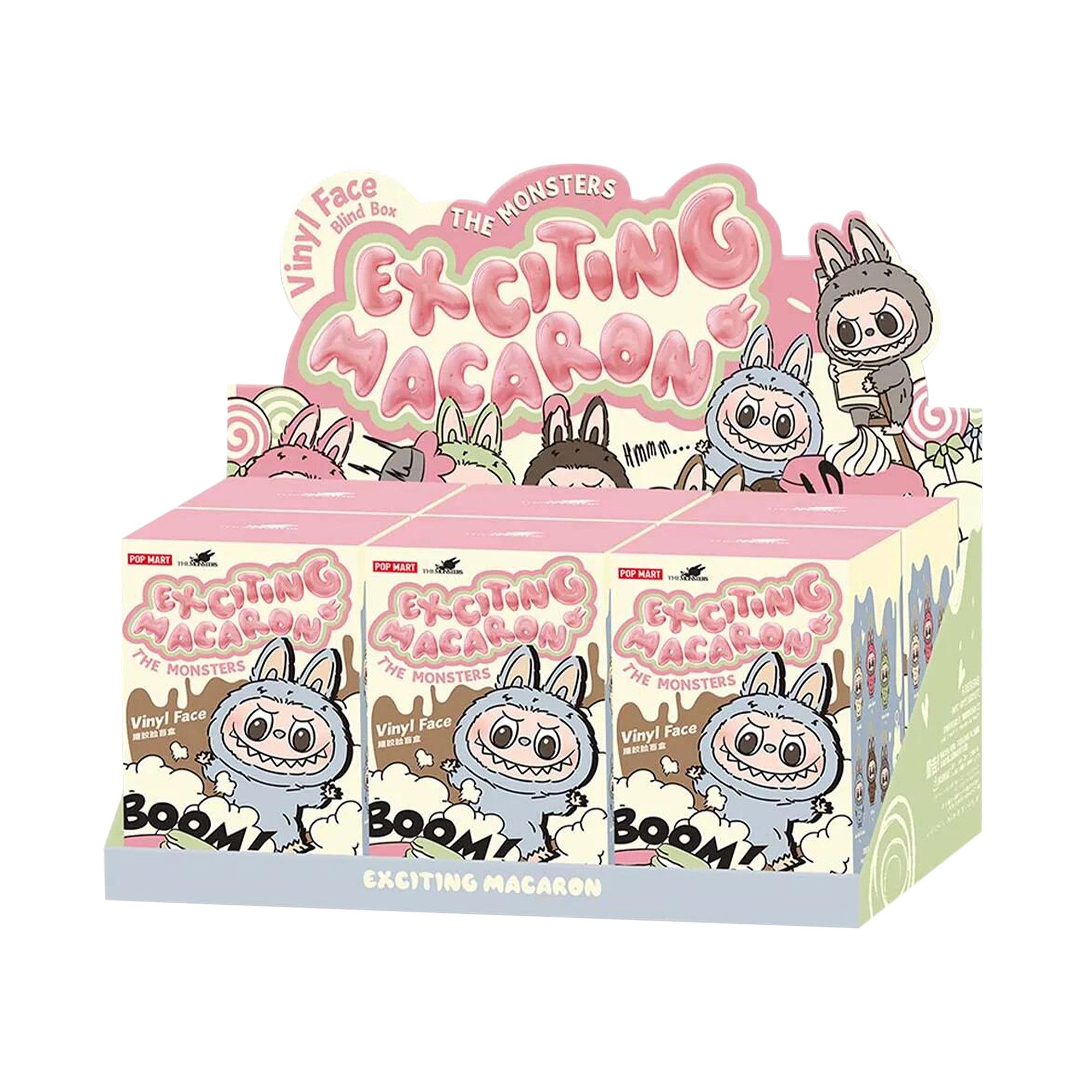 正規品POP MART Exciting Macaron Boo 6種セ ット Buy Pop Mart Labubu THE MONSTERS Exciting Macaron Vinyl Face