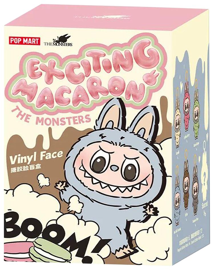 Pop Mart Labubu THE MONSTERS Exciting Macaron Vinyl Face Sealed Single Blind Box Mystery