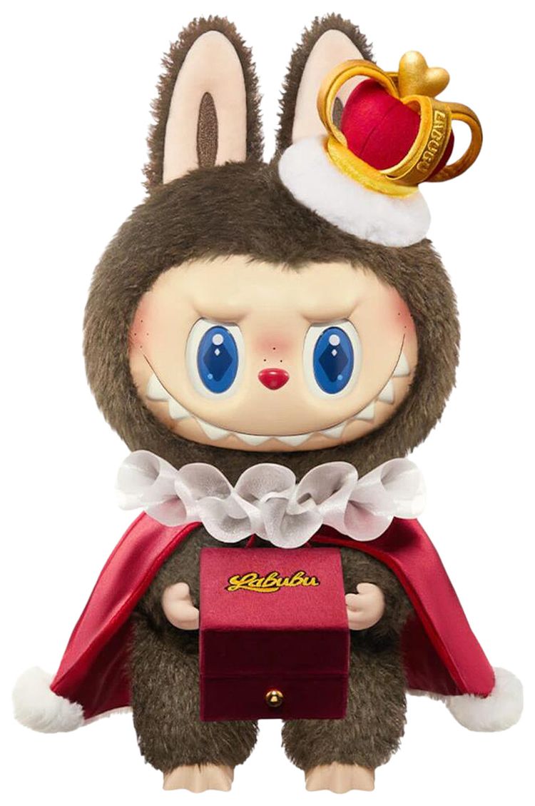 Pop Mart Labubu THE MONSTERS Lets Checkmate Series Vinyl Plush Doll Brown