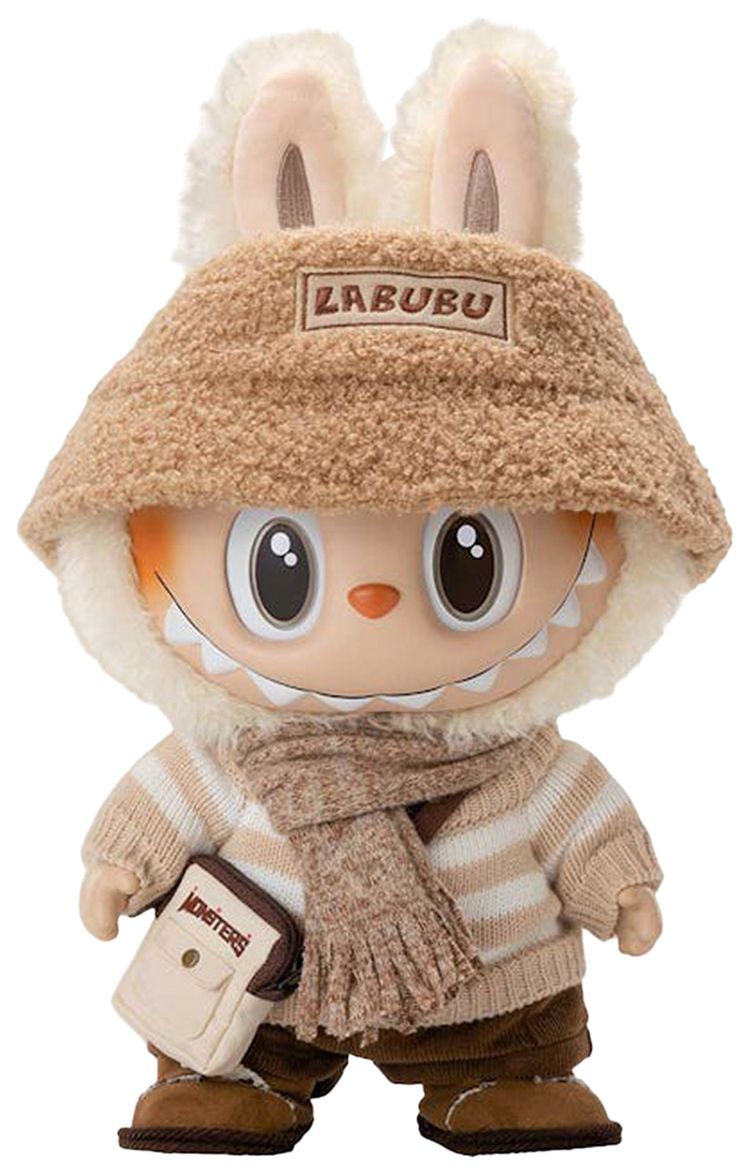 Pop Mart Labubu THE MONSTERS DRESS BE LATTE Vinyl Plush Doll Tan