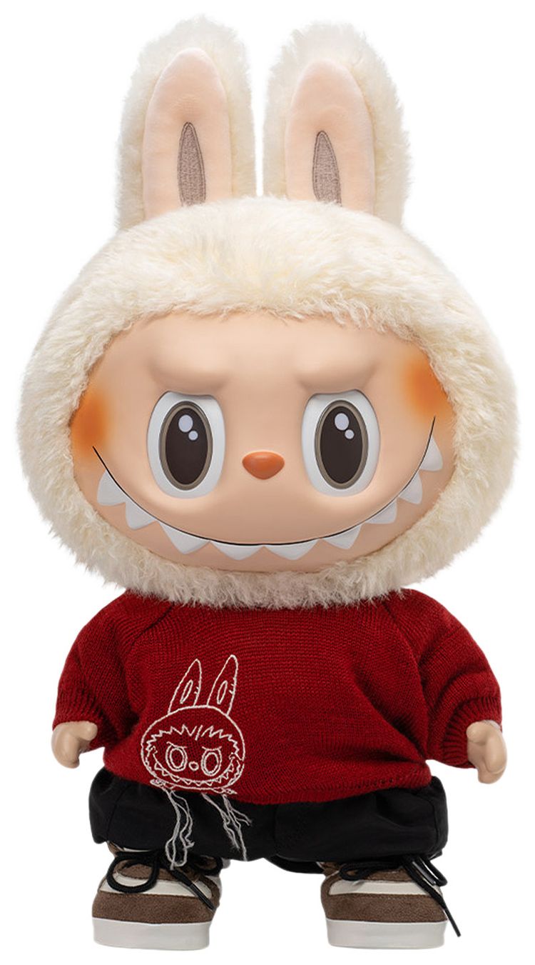 Pop Mart Labubu THE MONSTERS BEST OF LUCK Vinyl Plush Doll White