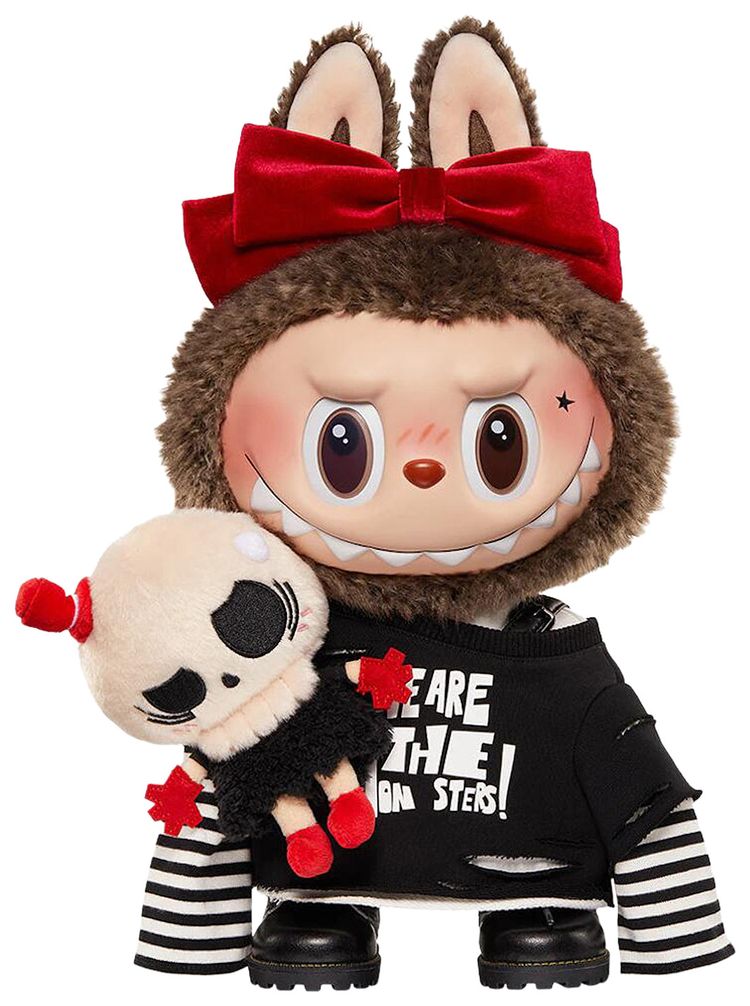 Pop Mart Labubu THE MONSTERS Catch Me If You Like Me Series Vinyl Doll Gift Box Brown