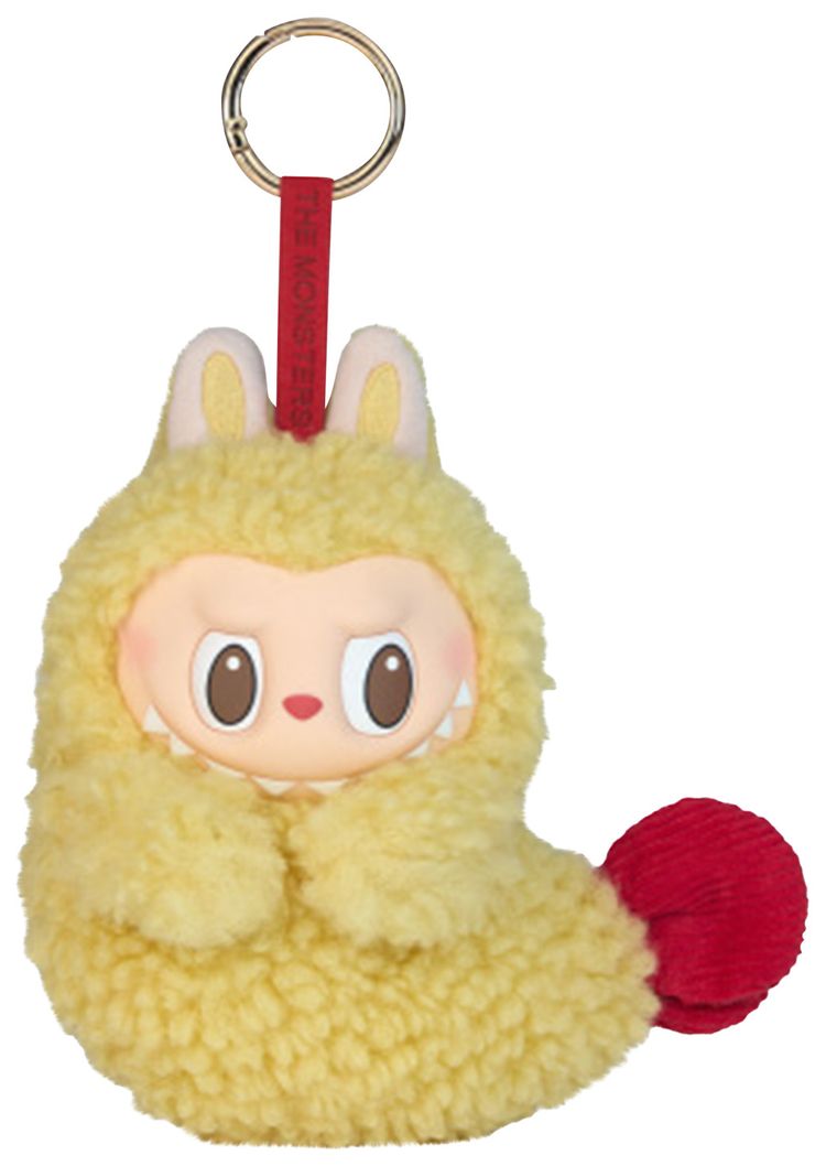 Pop Mart Labubu THE MONSTERS Wacky Mart Series Earphone Case Yellow