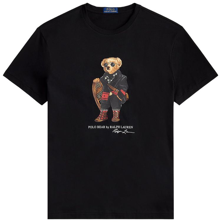 Polo Ralph Lauren Jersey Short Sleeve T Shirt Polo BlackHoliday Bear