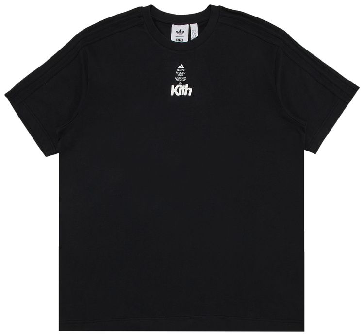 Kith For Adidas Football Short Sleeve Tee  Black