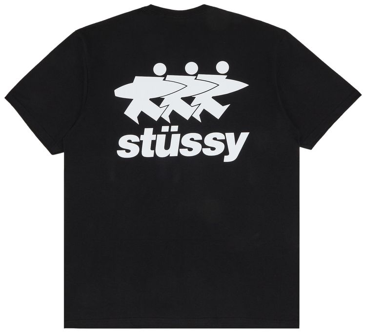 Stussy Surfwalk Tee Black