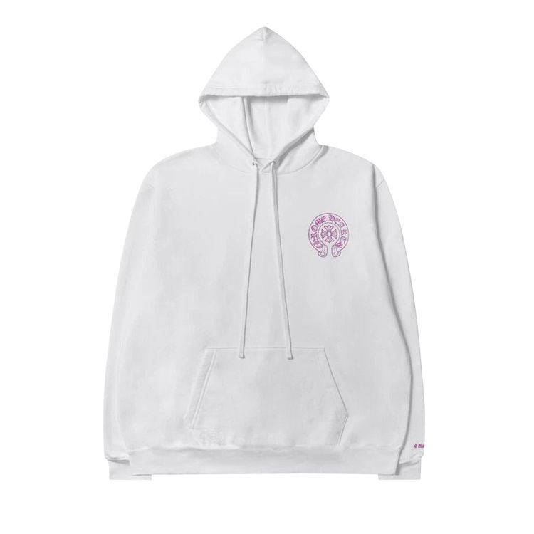 Chrome Hearts Horseshoe Hoodie Purple Glitter