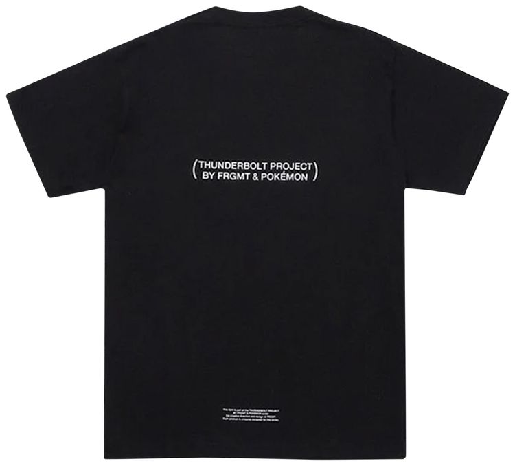 THUNDERBOLT PROJECT by FRGMT And Pokemon Eevee Tee Black