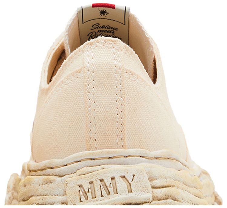 Maison Mihara Yasuhiro Peterson 23 OG Sole Garment Dyed Canvas Low Beige