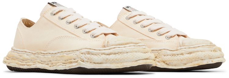 Maison Mihara Yasuhiro Peterson 23 OG Sole Garment Dyed Canvas Low Beige