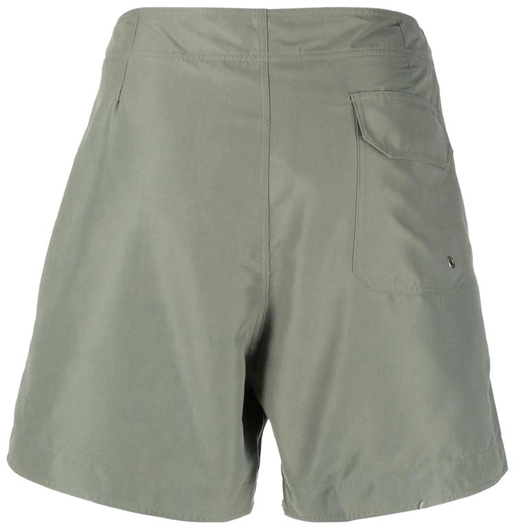 Palm Angels Monogram Swimshort MlitaryWhite