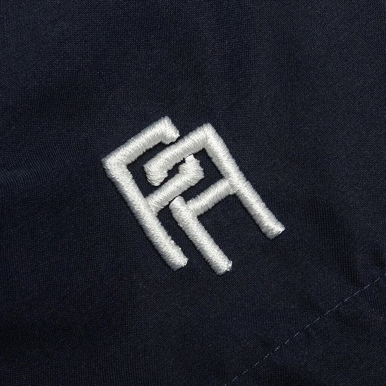 Palm Angels Monogram Swimshort Navy BlueWhite