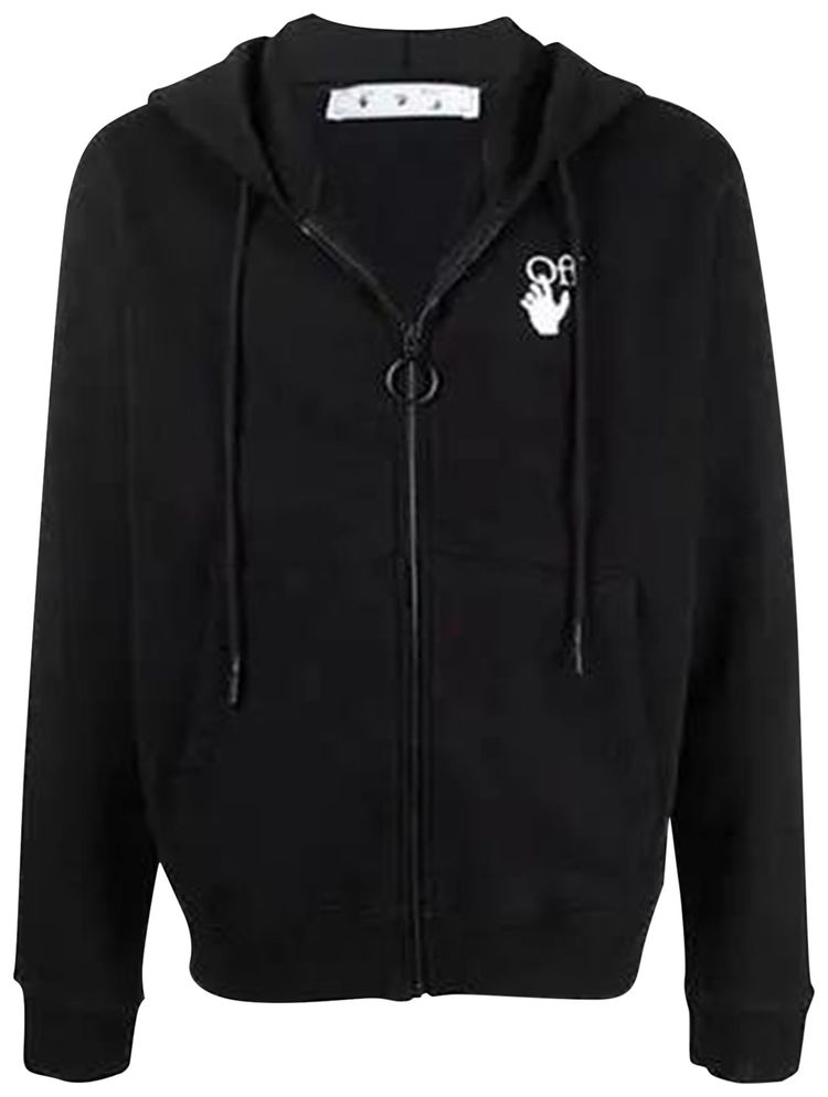 Off White Gradient Arrows Hoodie Black
