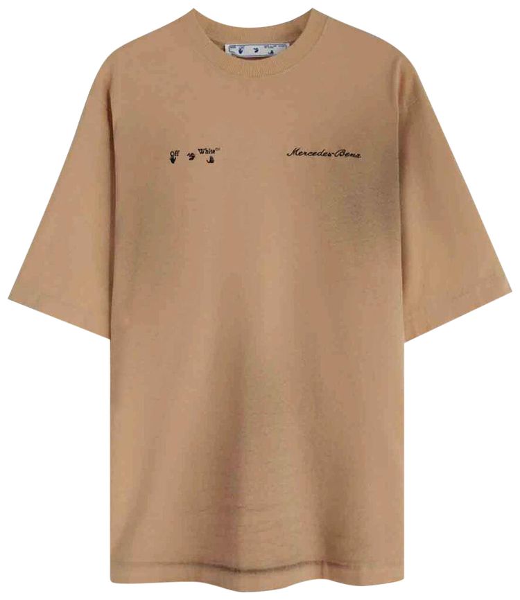 Off White CO Project Maybach Short Sleeve T Shirt Beige