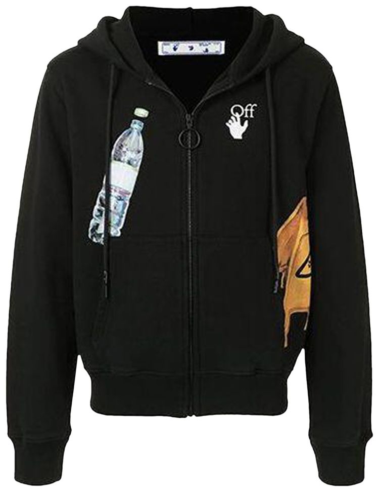 Off White Pascal Medicine Hoodie Black