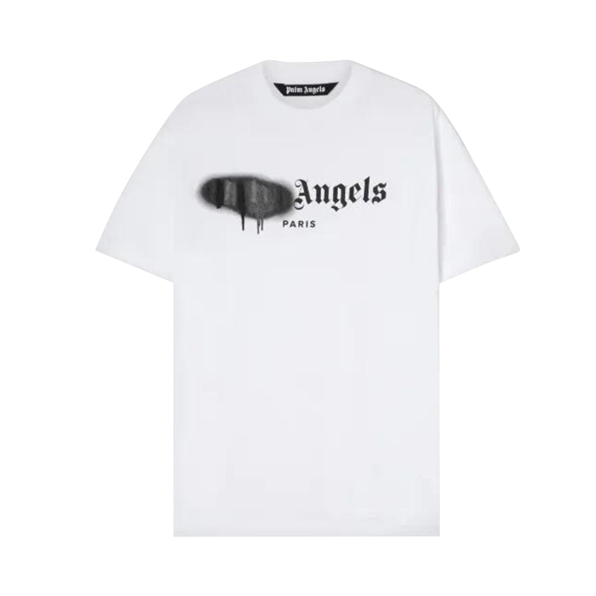 Buy Palm Angels Paris Sprayed Logo T-Shirt 'White