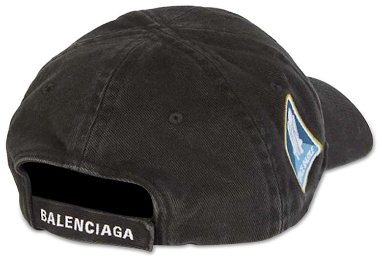 Balenciaga x NASA Baseball Cap Black