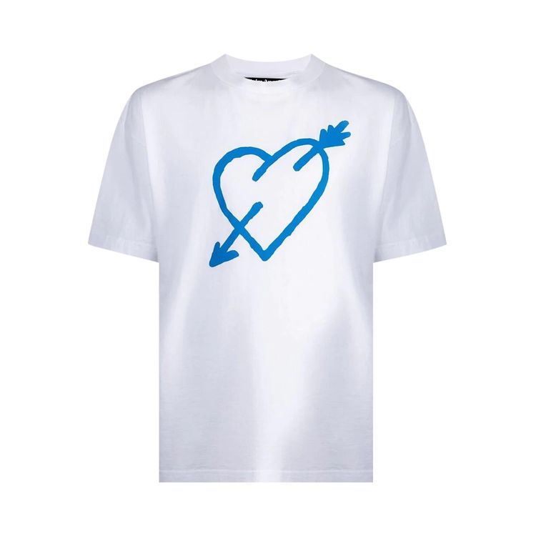 Palm Angels Arrow Heart T Shirt White