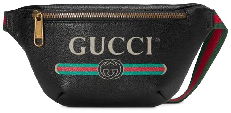 Gucci Vintage Logo Belt Bag Black