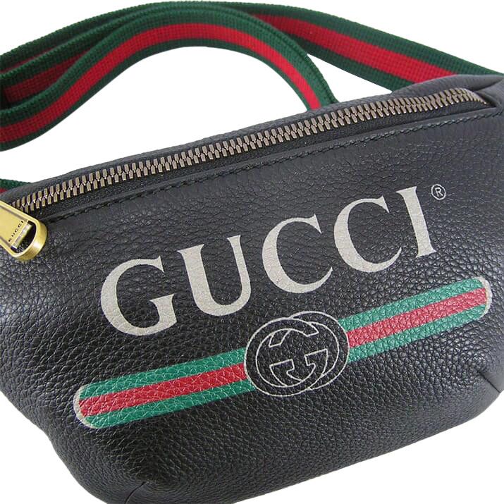 Gucci Vintage Logo Belt Bag Black