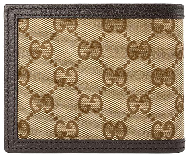 Gucci GG Monogram Bifold Wallet BeigeEbony