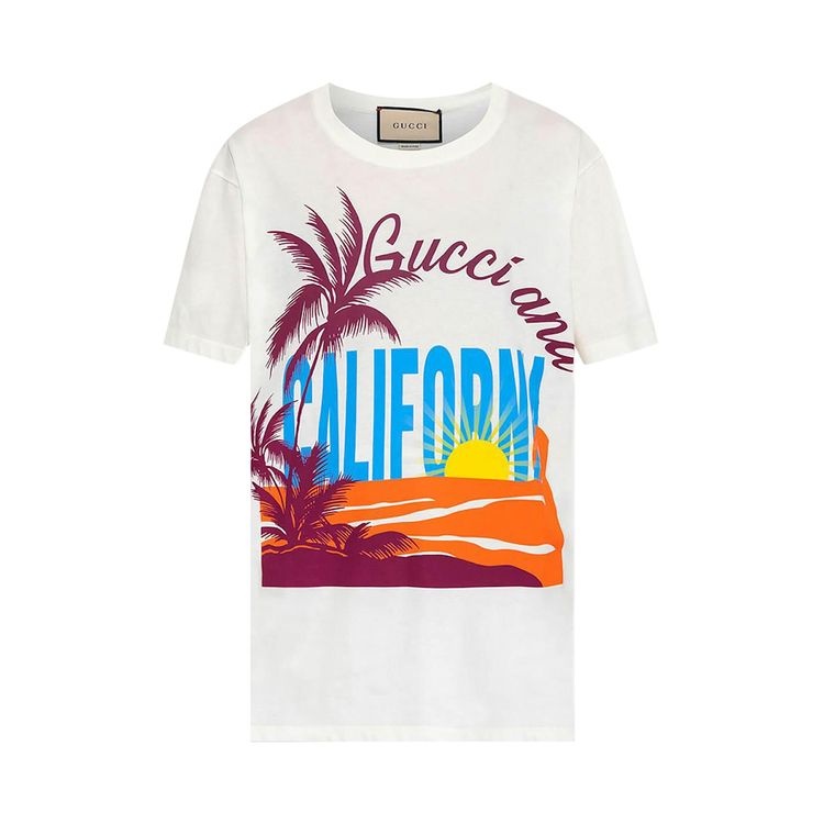 Gucci California Oversized T Shirt White