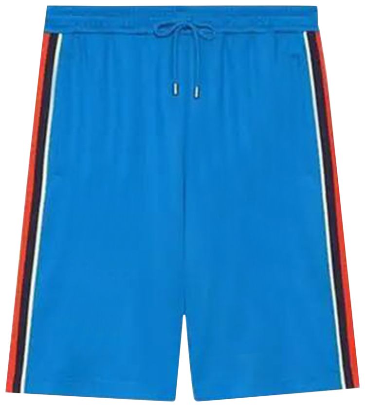 Gucci Technical Jersey Shorts Blue