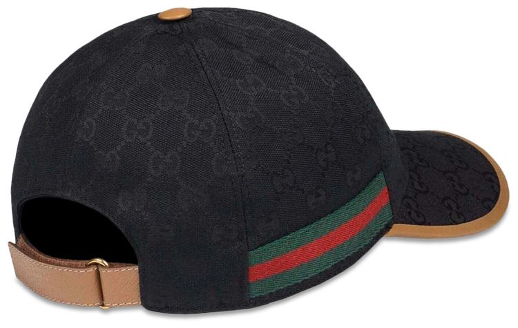 Gucci GG Canvas Baseball Cap BlackBeige