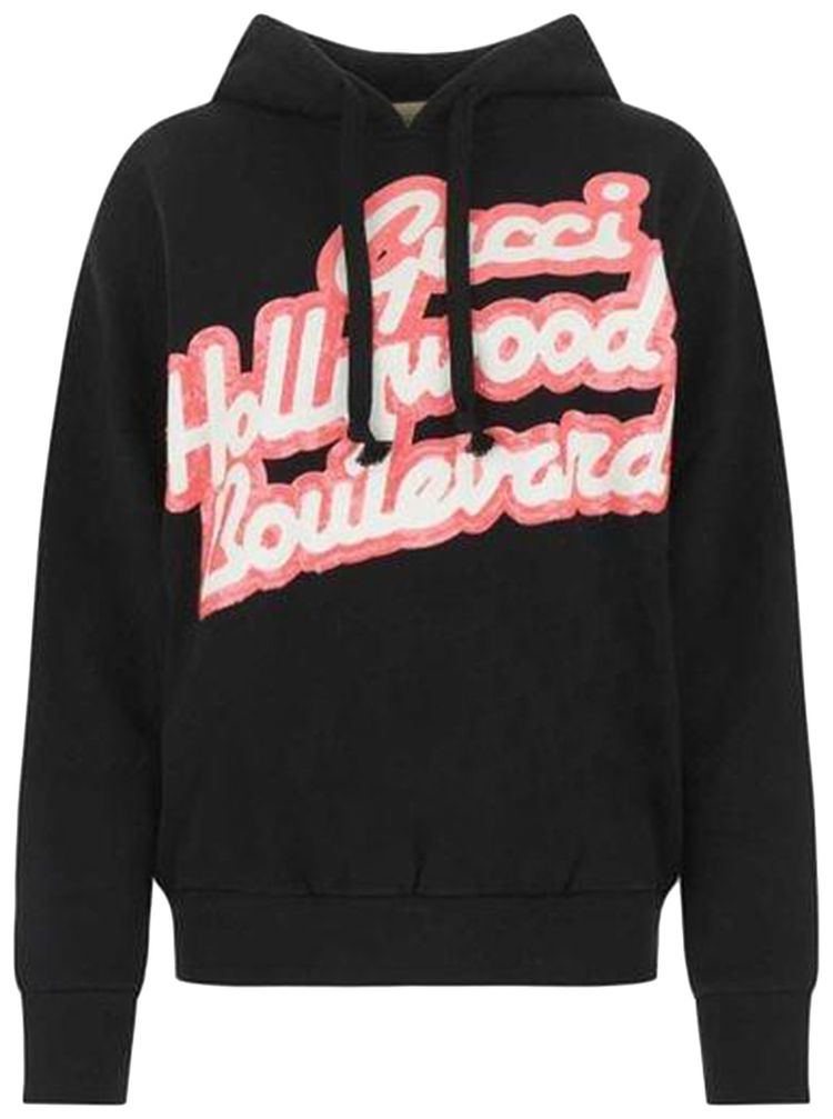 Gucci Hollywood Boulevard Sequinned Hoodie Black