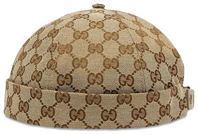 Gucci GG Canvas Hat BeigeEbony
