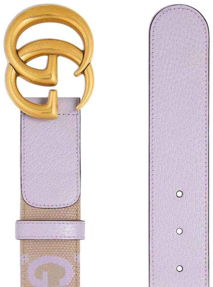 Gucci GG Marmont Jumbo Belt BeigeLilac