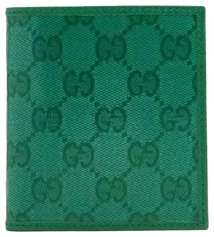 Gucci GG Crystal Bifold Wallet Green