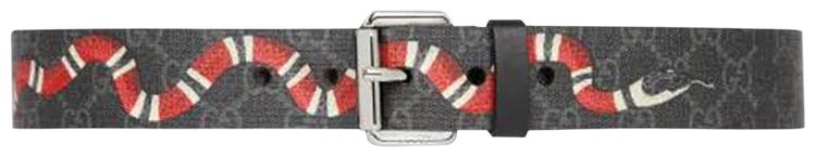 Gucci Supreme Kingsnake Belt Black