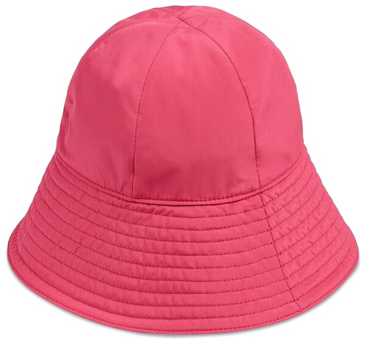 Gucci Logo Plaque Bucket Hat Pink