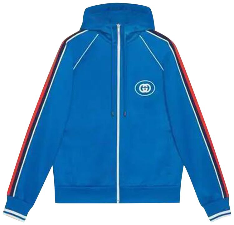 Gucci Logo Jacket Blue