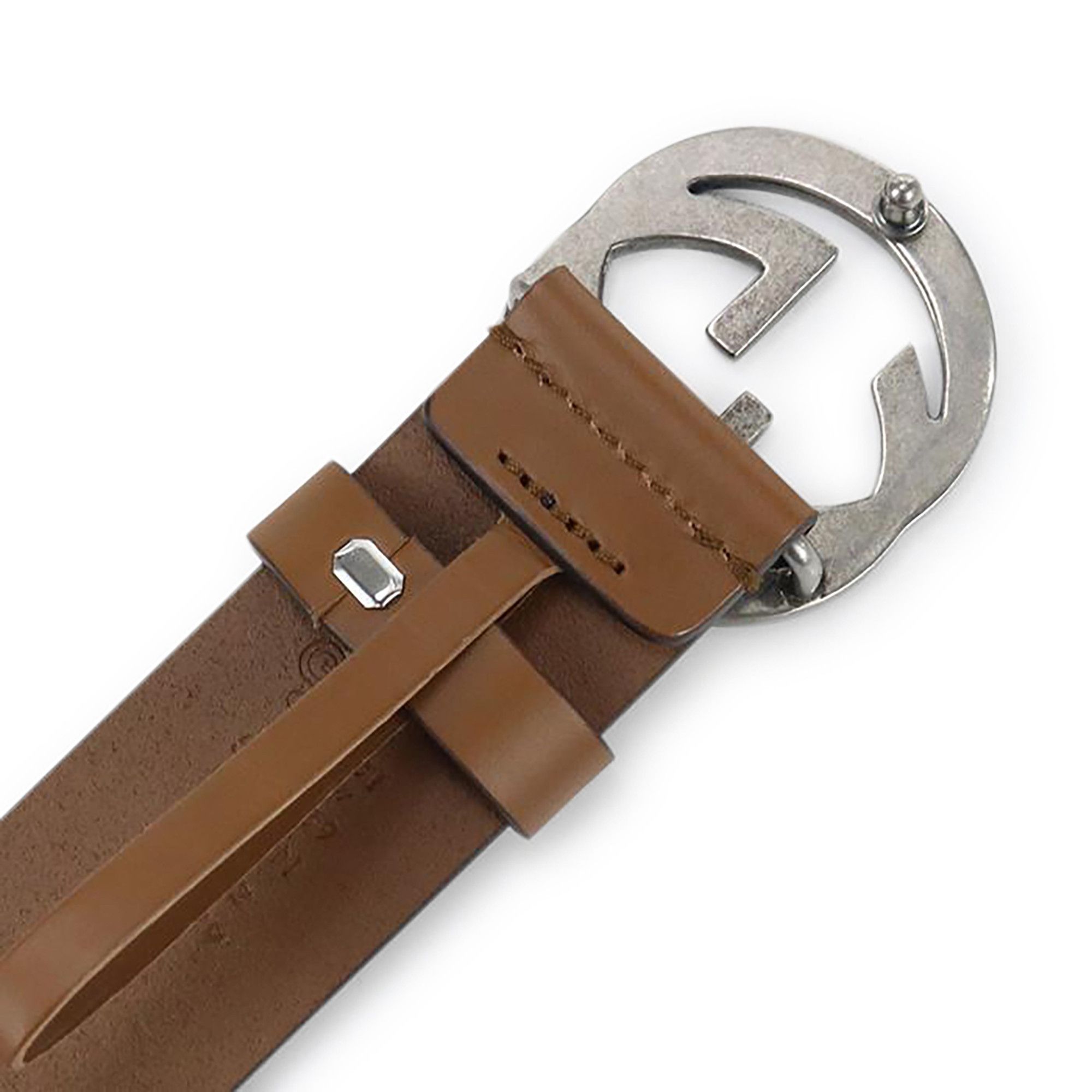 Buy Gucci Interlocking G Buckle Belt 'Brown' - 546389 BGH0N 2535
