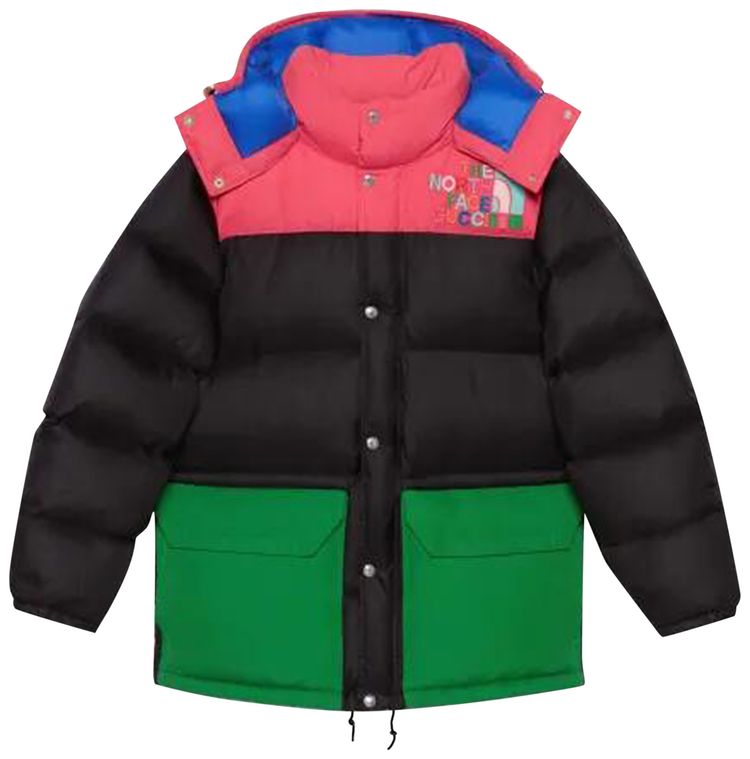 Gucci x The North Face Down Jacket BlackMulticolor