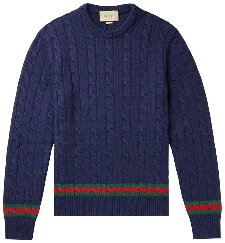 Gucci Cashmere Sweater Blue
