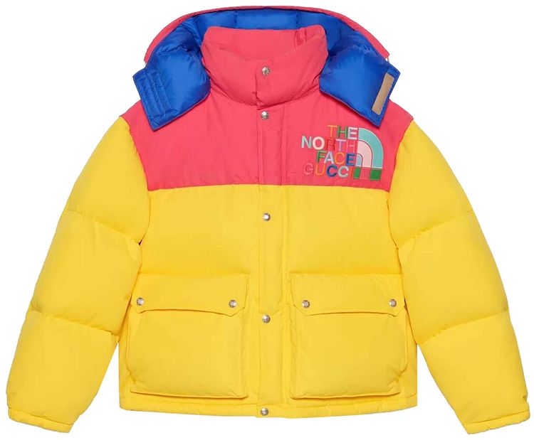 Gucci x The North Face Down Jacket YellowMulticolor