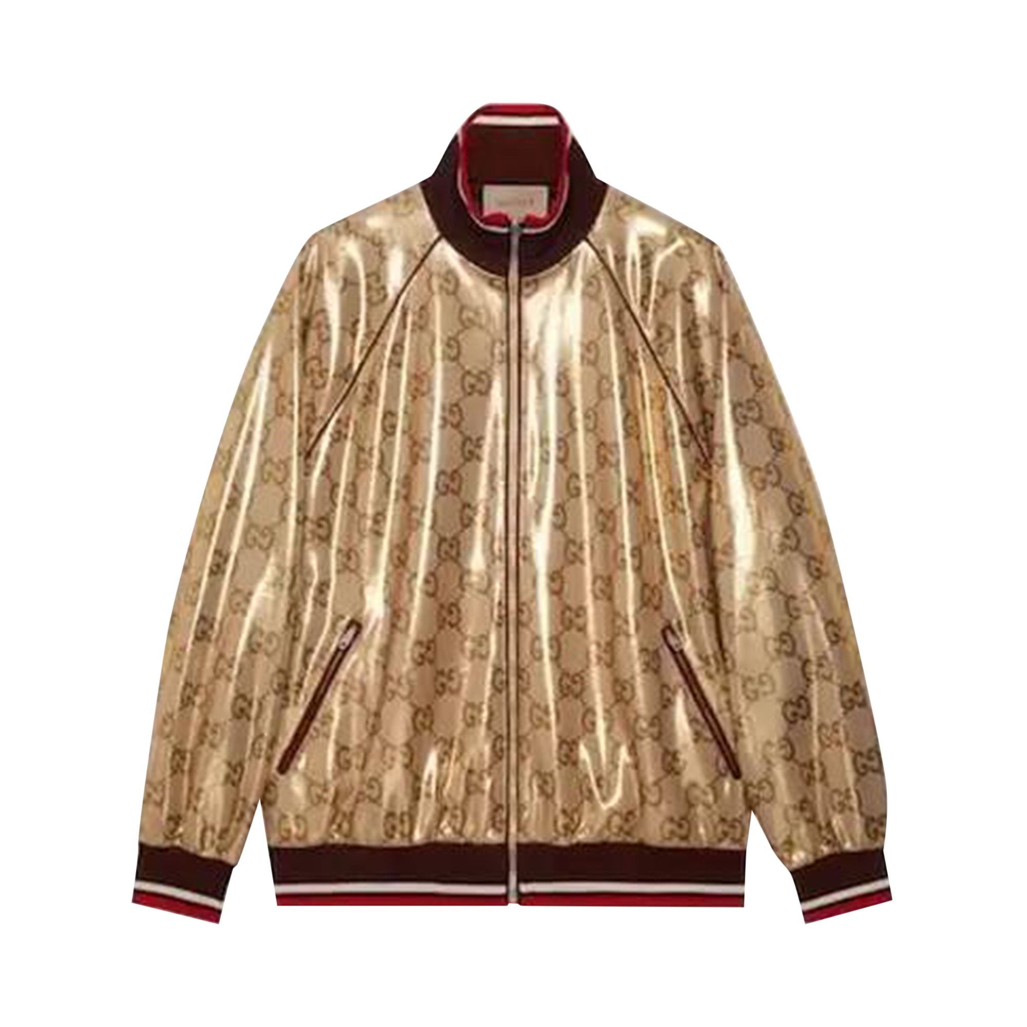 Buy Gucci GG Technical Jersey Zip Jacket 'Gold' - 737363 XJFFG